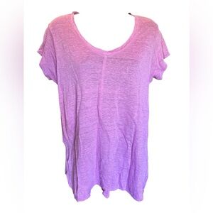 Tahari 100% linen shirt